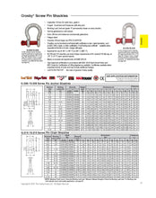 Load image into Gallery viewer, 1/2" S-210 Screw Pin Chain Shackle | 2T