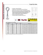 Load image into Gallery viewer, 1" x 6" G-277 Shoulder Nut Eye Bolt