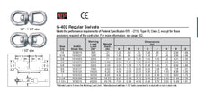 Load image into Gallery viewer, 3/4" G-402 Regular Swivel