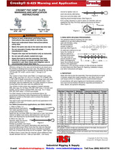 Load image into Gallery viewer, 9/16" - 5/8" G429N Fist Grip Wire Rope Clip