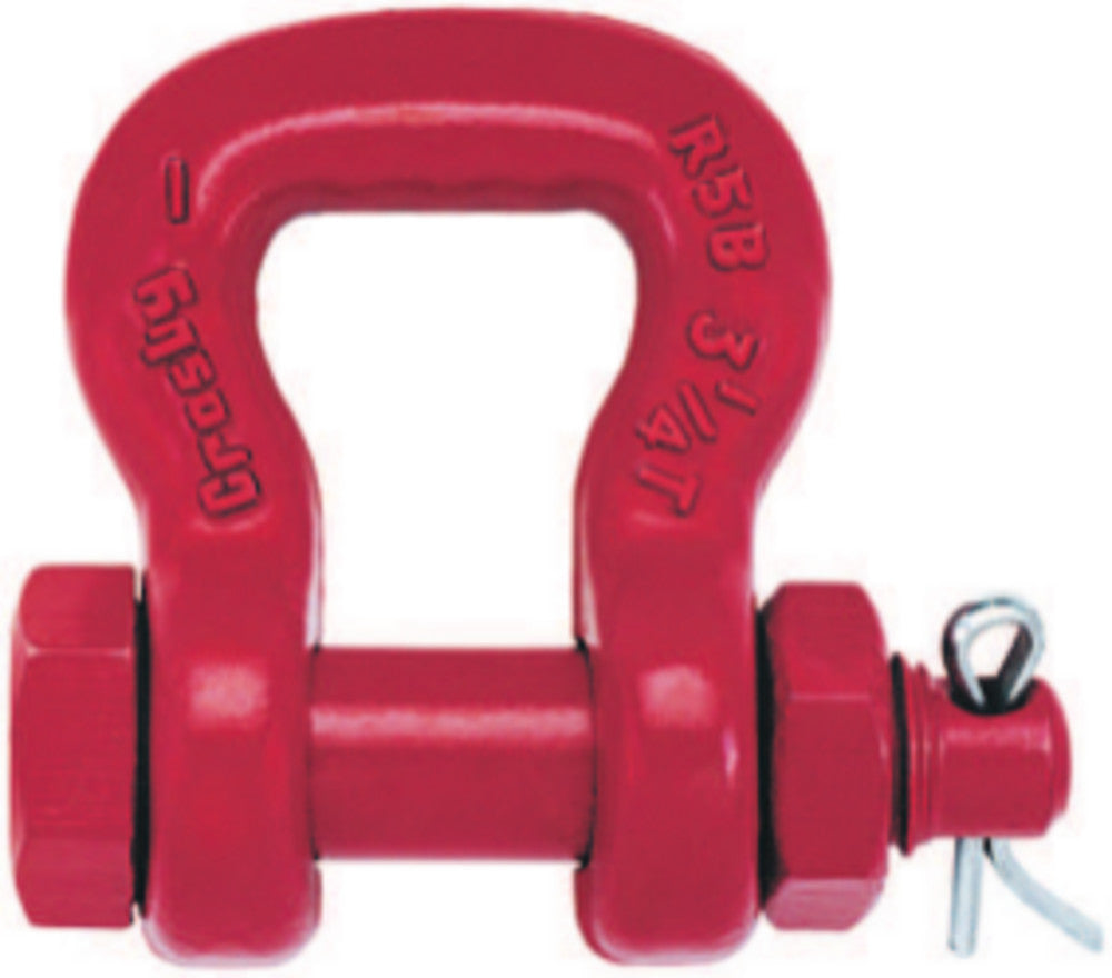 1" S252 Bolt Type Sling Saver Shackle 31/4T, 1" Eye Width AAA