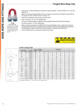 Load image into Gallery viewer, 1-3/4&quot;  G-450 Crosby Drop Forged Wire Rope Clip
