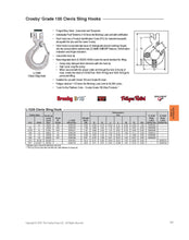 Load image into Gallery viewer, 1/4&quot; L-1339 Clevis Sling Hook with Latch

